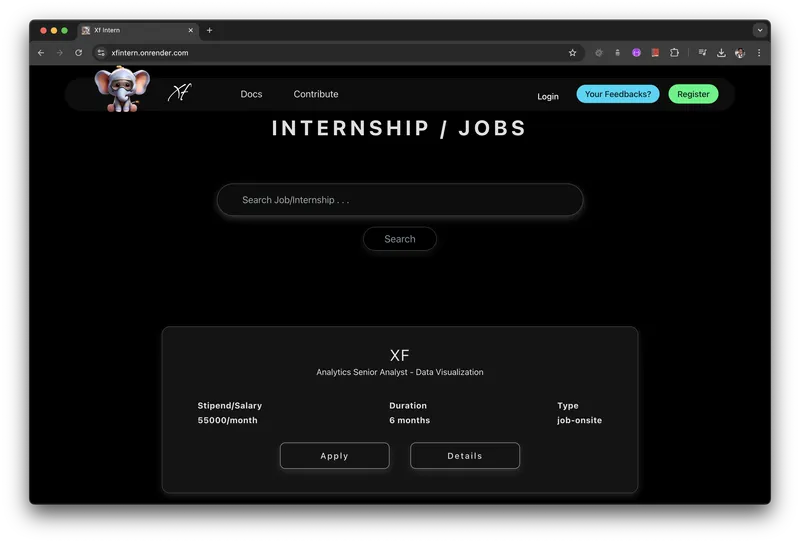 Xf Intern